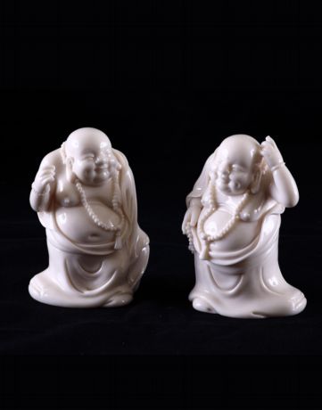 4寸布袋弥勒(釉)