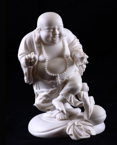 9寸立布袋托宝弥勒