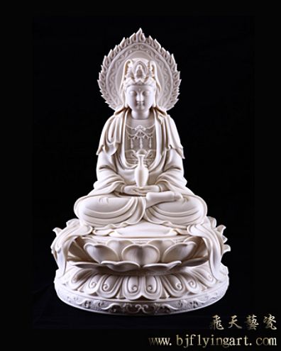 14寸全莲自在观音