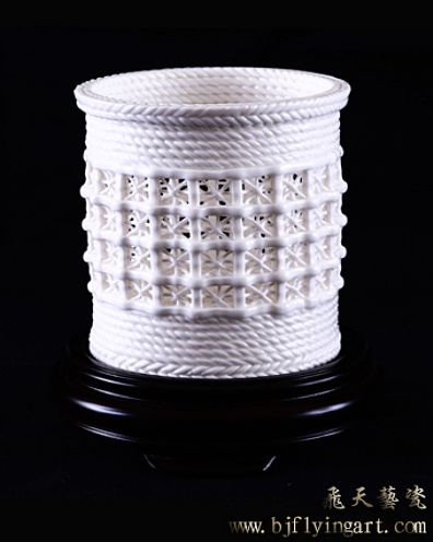 手工编织笔筒(小)