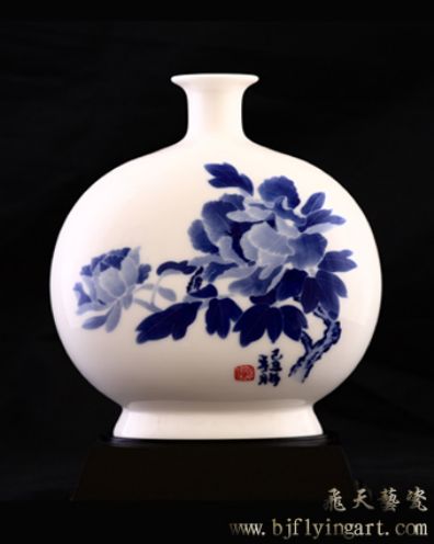 1#扁瓶 同色天香