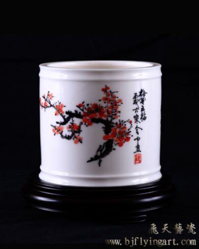 笔筒(梅)